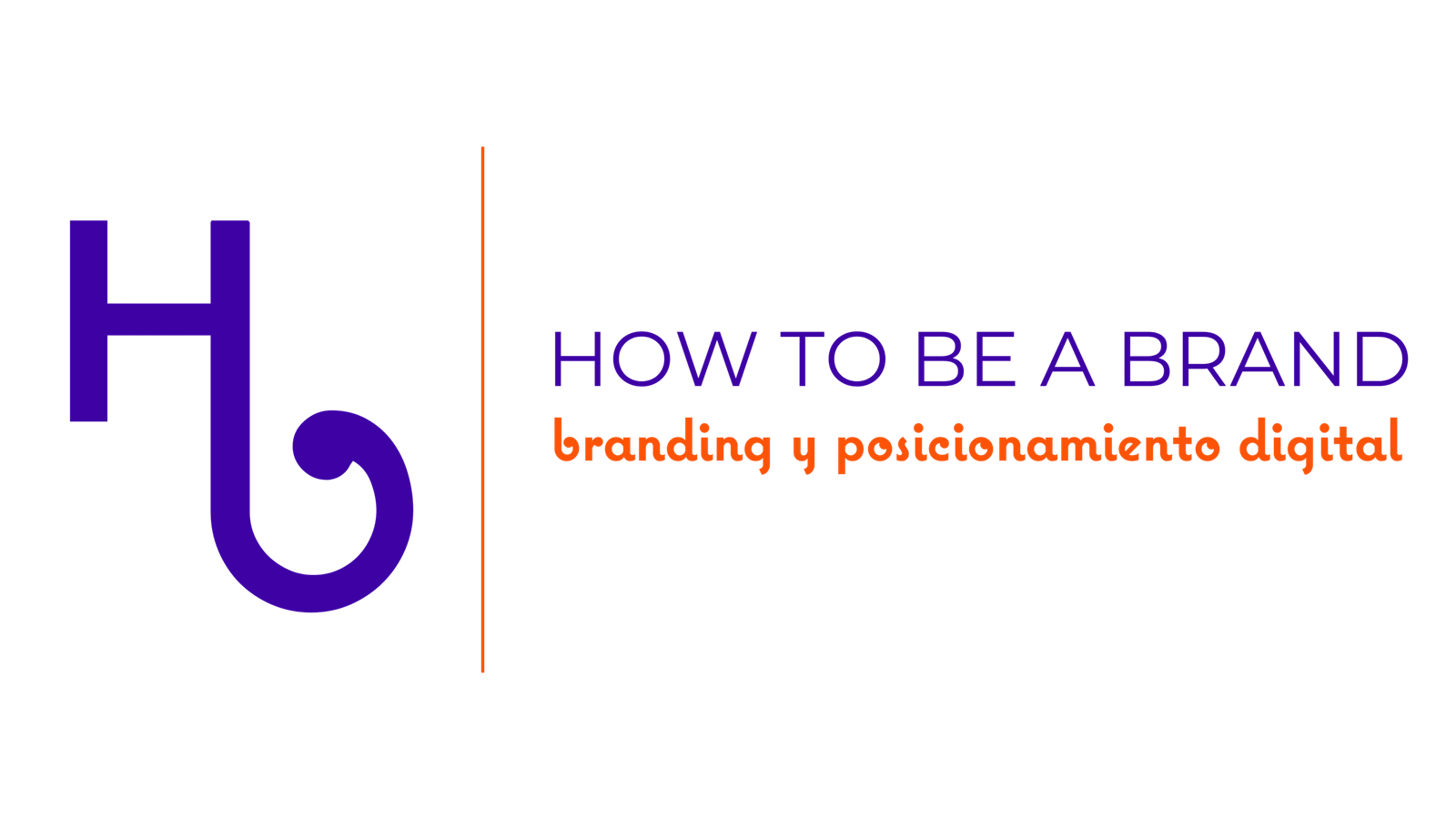 Logo How To Be A Brand, Blanco, H, Web, Web Design, Diseño Web, Desarrollo Web